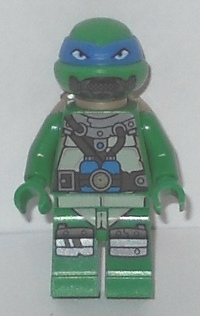 LEGO Minifigure-Leonardo - Scuba Gear-Teenage Mutant Ninja Turtles-TNT032-Creative Brick Builders